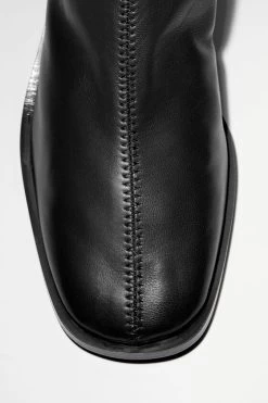 Acne Studios Logo Ankle Boots -Acne Studios 0313 AX0 E