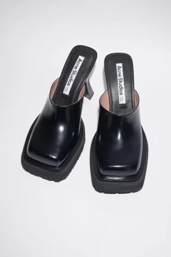 Acne Studios Platform Heel Leather Mules -Acne Studios 0510 900 C