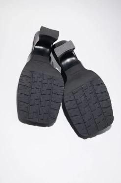 Acne Studios Platform Heel Leather Mules -Acne Studios 0510 900 D