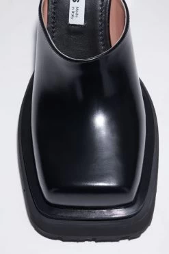 Acne Studios Platform Heel Leather Mules -Acne Studios 0510 900 E