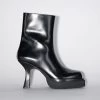 Acne Studios Platform Heel Leather Ankle Boots -Acne Studios 0517 900 A