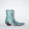 Acne Studios Snake Print Leather Ankle Boots -Acne Studios 0520 228 A