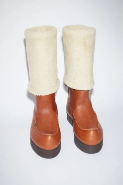 Acne Studios Leather Boots Reversible Shearling -Acne Studios 0526 295 C