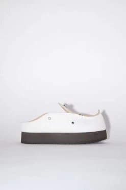 Acne Studios Embellished Leather Slip-on Shoes