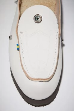 Acne Studios Embellished Leather Slip-on Shoes -Acne Studios 0528 100 E