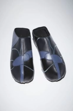 Acne Studios Studded Patchwork Mules -Acne Studios 0575 BQC C