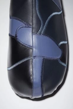 Acne Studios Studded Patchwork Mules -Acne Studios 0575 BQC E