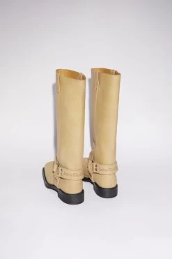 Acne Studios Leather Buckle Boots -Acne Studios 0589 AGU D