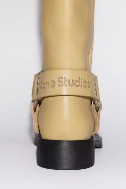 Acne Studios Leather Buckle Boots -Acne Studios 0589 AGU G