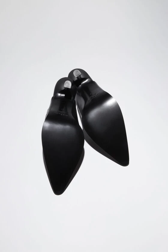 Acne Studios Leather Heeled Mules 6 Acne Studios Leather Heeled Mules – Image 4