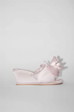 Acne Studios Satin Wedge Sandal