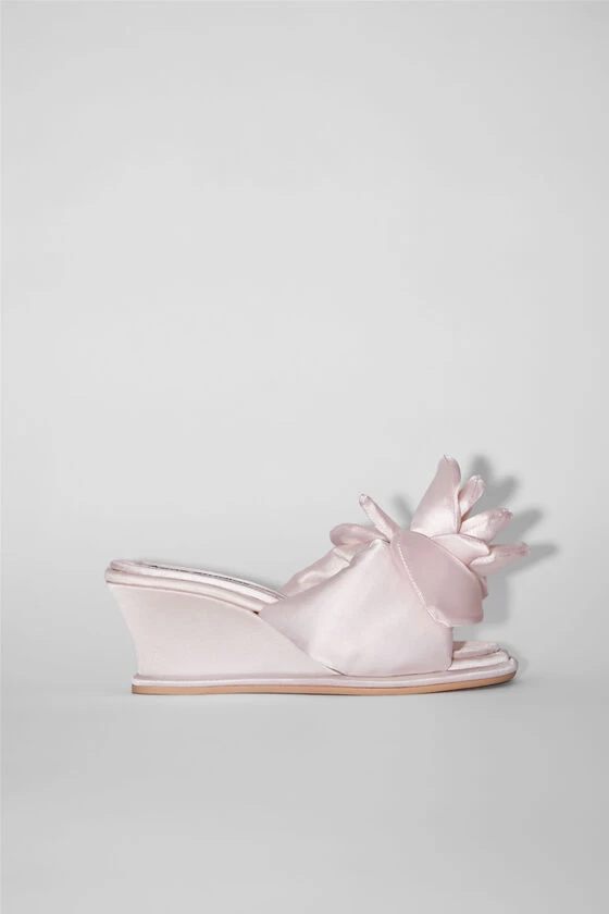 Acne Studios Satin Wedge Sandal 3 Acne Studios Satin Wedge Sandal