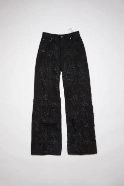 Acne Studios Distressed Relaxed Fit Jeans - 2022 -Acne Studios A00388 900 F