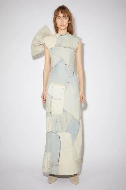Acne Studios Denim Patchwork Dress