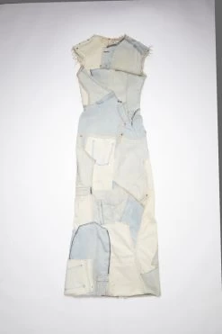 Acne Studios Denim Patchwork Dress -Acne Studios A20452 14L H
