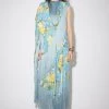 Acne Studios Flower Print Fringe Dress -Acne Studios A20457 AAN A