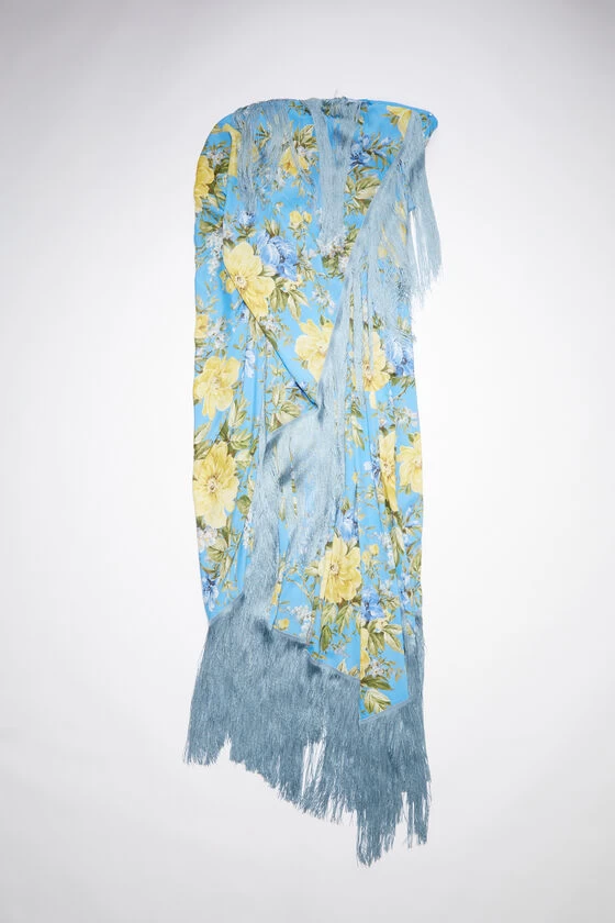 Acne Studios Flower Print Fringe Dress 8 Acne Studios Flower Print Fringe Dress – Image 6