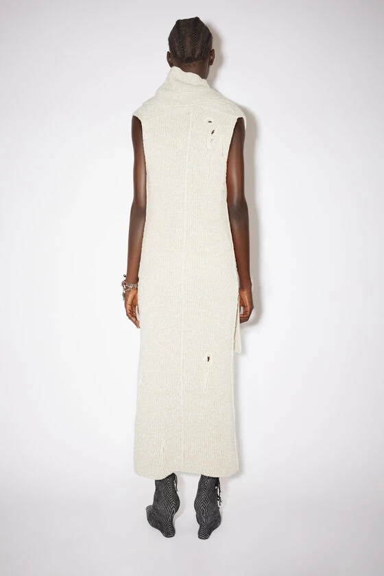 Acne Studios Distressed Ribbed Knit Dress 5 Acne Studios Distressed Ribbed Knit Dress – Image 3