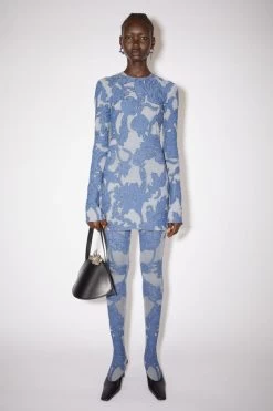 Acne Studios Embroidered Mesh Dress