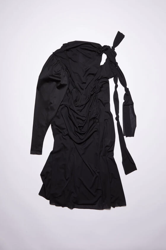 Acne Studios Asymmetric Knotted Scarf Dress 8 Acne Studios Asymmetric Knotted Scarf Dress – Image 6