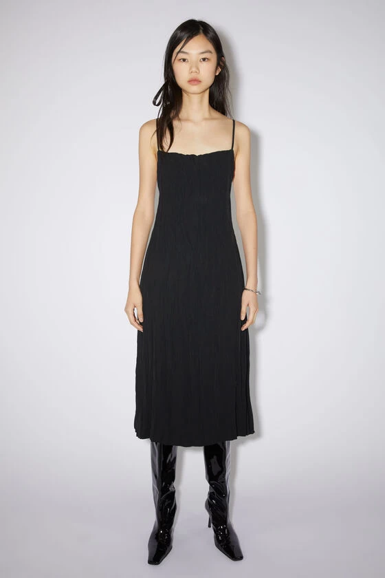Acne Studios Satin Strappy Dress 4 Acne Studios Satin Strappy Dress – Image 2