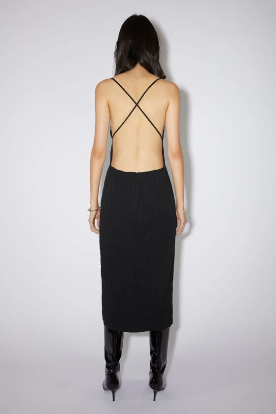 Acne Studios Satin Strappy Dress 5 Acne Studios Satin Strappy Dress – Image 3