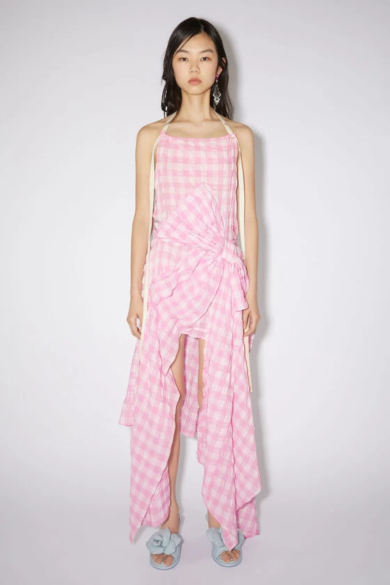 Acne Studios Gingham Bow Dress 3 Acne Studios Gingham Bow Dress