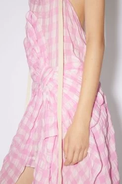 Acne Studios Gingham Bow Dress 11 Acne Studios Gingham Bow Dress -Acne Studios A20492 415 D