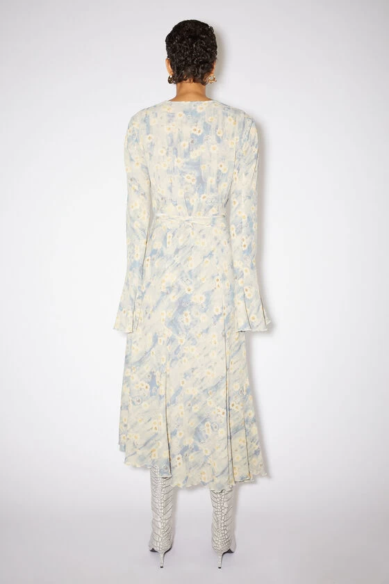 Acne Studios Printed Wrap Dress 5 Acne Studios Printed Wrap Dress – Image 3