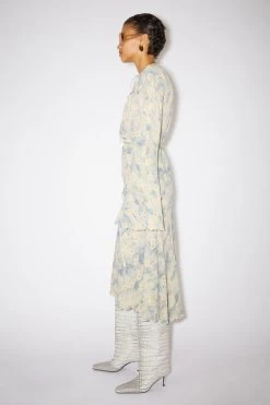 Acne Studios Printed Wrap Dress 10 Acne Studios Printed Wrap Dress -Acne Studios A20508 BUF D