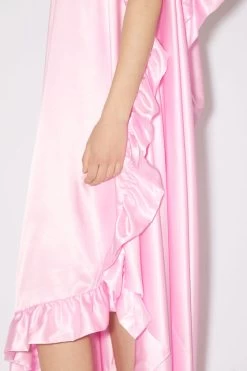 Acne Studios Satin Ruffle Dress -Acne Studios A20510 415 D