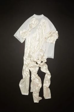 Acne Studios Draped Bow Dress -Acne Studios A20536 AEI F