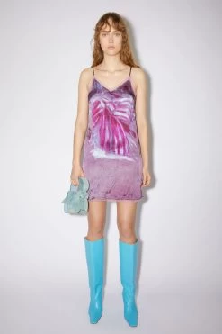 Acne Studios Print Blouse Dress