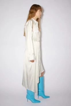 Acne Studios Satin Shirt Dress -Acne Studios A20557 100 C