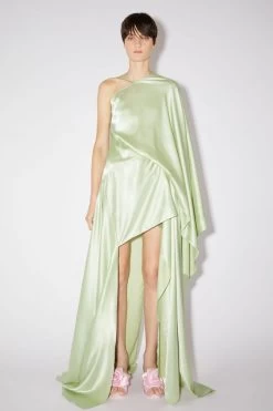 Acne Studios Asymmetric Satin Dress