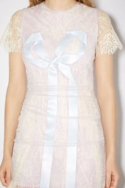 Acne Studios Lace Bow Dress -Acne Studios A20567 AAB D