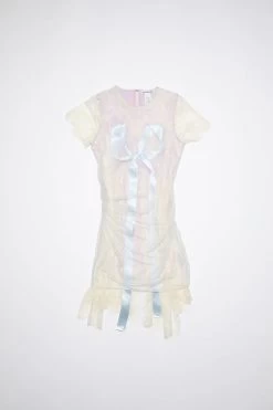 Acne Studios Lace Bow Dress -Acne Studios A20567 AAB F