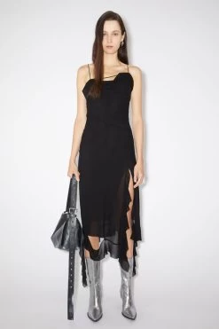 Acne Studios Ruffle Strap Dress