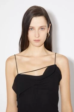 Acne Studios Ruffle Strap Dress -Acne Studios A20580 900 E