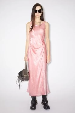 Acne Studios Satin Strap Dress