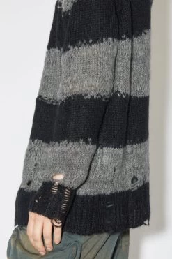 Acne Studios Distressed Striped Sweater -Acne Studios A60243 AMA E