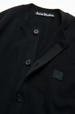 Acne Studios Wool Crew Neck Cardigan -Acne Studios A60280 900 C