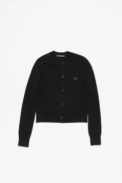 Acne Studios Wool Crew Neck Cardigan -Acne Studios A60280 900 D