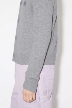 Acne Studios Crew Neck Cardigan -Acne Studios A60280 990 unisex man C