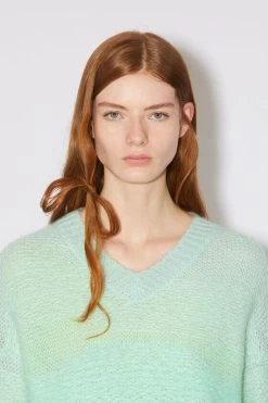 Acne Studios V-neck Knit Jumper -Acne Studios A60350 DDB D