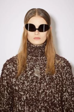 Acne Studios High Neck Tufted Wool Jumper -Acne Studios A60381 N D