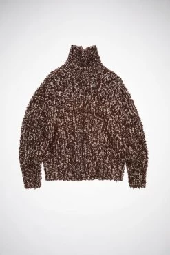 Acne Studios High Neck Tufted Wool Jumper -Acne Studios A60381 N E