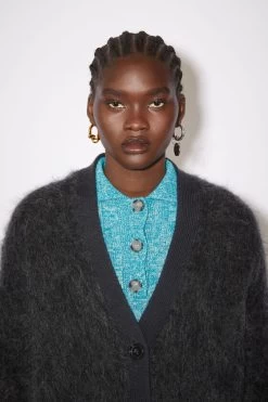 Acne Studios Mohair Wool Fluffy Cardigan -Acne Studios A60385 AA2 D