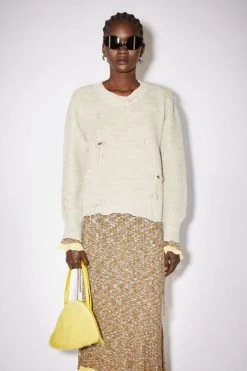 Acne Studios Distressed Crew Neck Jumper