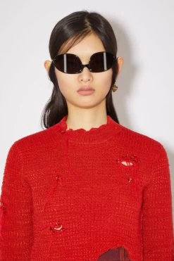 Acne Studios Deconstructed Crew Neck Jumper -Acne Studios A60392 BAV D